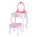 TOOKY TOY Drewniana Toaletka Różowa z Krzesełkiem TOOKY TOY Drewniana Toaletka Różowa z Krzesełkiem