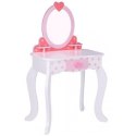 TOOKY TOY Drewniana Toaletka Różowa z Krzesełkiem TOOKY TOY Drewniana Toaletka Różowa z Krzesełkiem