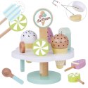 TOOKY TOY Drewniane Lody Magnetyczne na Stojaku TOOKY TOY Drewniane Lody Magnetyczne na Stojaku