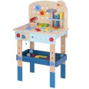 TOOKY TOY Drewniany Stół Do Majsterkowania Warsztat TOOKY TOY Drewniany Stół Do Majsterkowania Warsztat