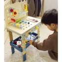 TOOKY TOY Drewniany Stół Do Majsterkowania Warsztat TOOKY TOY Drewniany Stół Do Majsterkowania Warsztat