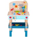 TOOKY TOY Drewniany Stół Do Majsterkowania Warsztat TOOKY TOY Drewniany Stół Do Majsterkowania Warsztat