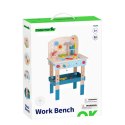 TOOKY TOY Drewniany Stół Do Majsterkowania Warsztat TOOKY TOY Drewniany Stół Do Majsterkowania Warsztat