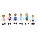 TOOKY TOY Duży Drewniany Domek dla Lalek + Figurki FSC TOOKY TOY Duży Drewniany Domek dla Lalek + Figurki FSC