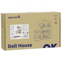 TOOKY TOY Duży Drewniany Domek dla Lalek + Figurki FSC TOOKY TOY Duży Drewniany Domek dla Lalek + Figurki FSC