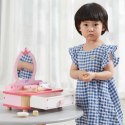 VIGA Drewniana Toaletka Różowa Do Makijażu z Lustrem + Akcesoria VIGA Drewniana Toaletka Różowa Do Makijażu z Lustrem + Akcesoria
