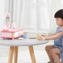 VIGA Drewniana Toaletka Różowa Do Makijażu z Lustrem + Akcesoria VIGA Drewniana Toaletka Różowa Do Makijażu z Lustrem + Akcesoria