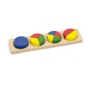 VIGA Drewniana Układanka Klocki Matematyczne Ułamki 10 Klocków Montessori VIGA Drewniana Układanka Klocki Matematyczne Ułamki 10 Klocków Montessori