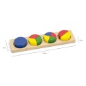 VIGA Drewniana Układanka Klocki Matematyczne Ułamki 10 Klocków Montessori VIGA Drewniana Układanka Klocki Matematyczne Ułamki 10 Klocków Montessori