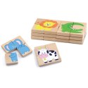 VIGA Drewniane Puzzle Magnetyczne Zwierzęta Układanka Certyfikat FSC VIGA Drewniane Puzzle Magnetyczne Zwierzęta Układanka Certyfikat FSC