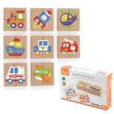 Viga Układanka drewniana puzzle magnetyczne - pojazdy Certyfikat FSC Viga Układanka drewniana puzzle magnetyczne - pojazdy Certyfikat FSC