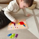 TOOKY TOY Edukacyjna Drewniana Układanka Rączki Nauka Liczenia i Kolorów TOOKY TOY Edukacyjna Drewniana Układanka Rączki Nauka Liczenia i Kolorów