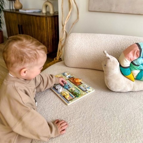 TOOKY TOY Labirynt Drewniany Pojazdy Układanka TOOKY TOY Labirynt Drewniany Pojazdy Układanka