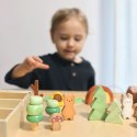 TOOKY TOY Zestaw Leśny Układanka w Stosy Klocki Figurki TOOKY TOY Zestaw Leśny Układanka w Stosy Klocki Figurki