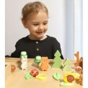 TOOKY TOY Zestaw Leśny Układanka w Stosy Klocki Figurki TOOKY TOY Zestaw Leśny Układanka w Stosy Klocki Figurki