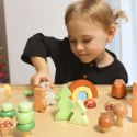 TOOKY TOY Zestaw Leśny Układanka w Stosy Klocki Figurki TOOKY TOY Zestaw Leśny Układanka w Stosy Klocki Figurki