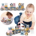 VIGA PolarB Drewniana Kolejka z wagonikami i zwierzątkami do ciągnięcia Montessori VIGA PolarB Drewniana Kolejka z wagonikami i zwierzątkami do ciągnięcia Montessori