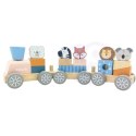VIGA PolarB Drewniana Kolejka z wagonikami i zwierzątkami do ciągnięcia Montessori VIGA PolarB Drewniana Kolejka z wagonikami i zwierzątkami do ciągnięcia Montessori