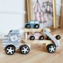 VIGA PolarB Drewniana laweta z samochodzikami Montessori VIGA PolarB Drewniana laweta z samochodzikami Montessori