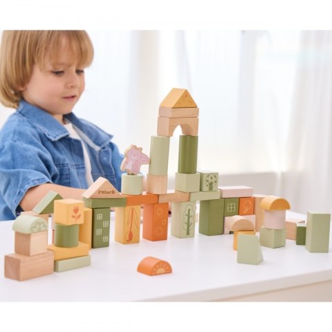VIGA PolarB Drewniane Klocki Bloki Montessori Zwierzęta 50 el. VIGA PolarB Drewniane Klocki Bloki Montessori Zwierzęta 50 el.