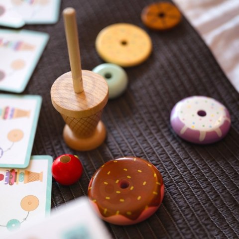 WOOPIE GREEN Drewniane Lody Układanka Montessori Cukiernia 12 el. FSC WOOPIE GREEN Drewniane Lody Układanka Montessori Cukiernia 12 el. FSC