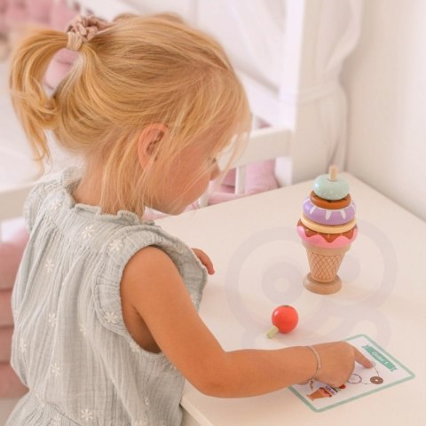 WOOPIE GREEN Drewniane Lody Układanka Montessori Cukiernia 12 el. FSC WOOPIE GREEN Drewniane Lody Układanka Montessori Cukiernia 12 el. FSC