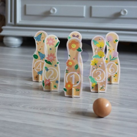 CLASSIC WORLD Wooden Bowling Game for Children 6 pcs + Ball CLASSIC WORLD Wooden Bowling Game for Children 6 pcs + Ball