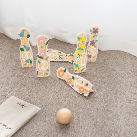 CLASSIC WORLD Wooden Bowling Game for Children 6 pcs + Ball CLASSIC WORLD Wooden Bowling Game for Children 6 pcs + Ball