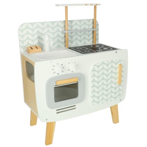 Kuchnia dla dzieci drewniana MDF LULILO RETRO akcesoria 73cm Kuchnia dla dzieci drewniana MDF LULILO RETRO akcesoria 73cm