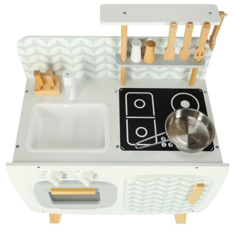 Kuchnia dla dzieci drewniana MDF LULILO RETRO akcesoria 73cm Kuchnia dla dzieci drewniana MDF LULILO RETRO akcesoria 73cm