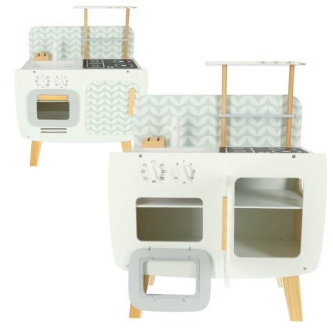 Kuchnia dla dzieci drewniana MDF LULILO RETRO akcesoria 73cm Kuchnia dla dzieci drewniana MDF LULILO RETRO akcesoria 73cm