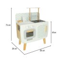 Kuchnia dla dzieci drewniana MDF LULILO RETRO akcesoria 73cm Kuchnia dla dzieci drewniana MDF LULILO RETRO akcesoria 73cm
