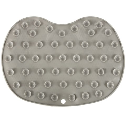 Myjka silikonowa do pleców stóp z przyssawkami masażer do mycia szczotka pod prysznic szary Myjka silikonowa do pleców stóp z przyssawkami masażer do mycia szczotka pod prysznic szary
