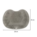 Myjka silikonowa do pleców stóp z przyssawkami masażer do mycia szczotka pod prysznic szary Myjka silikonowa do pleców stóp z przyssawkami masażer do mycia szczotka pod prysznic szary