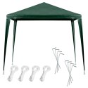 Pawilon ogrodowy namiot handlowy imprezowy altana zielony 2,5 x 2,5 m Pawilon ogrodowy namiot handlowy imprezowy altana zielony 2,5 x 2,5 m