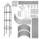 Pergola ogrodowa kolumnowa słup kolumna dzwon stojak na róże kwiaty pnące metalowa 195 cm Pergola ogrodowa kolumnowa słup kolumna dzwon stojak na róże kwiaty pnące metalowa 195 cm