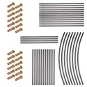 Pergola ogrodowa łuk uchwyt na róże kwiaty bluszcz pnącza metalowa 240 x 140 cm Pergola ogrodowa łuk uchwyt na róże kwiaty bluszcz pnącza metalowa 240 x 140 cm
