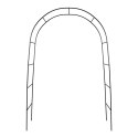 Pergola ogrodowa łuk uchwyt na róże kwiaty bluszcz pnącza metalowa 240 x 140 cm Pergola ogrodowa łuk uchwyt na róże kwiaty bluszcz pnącza metalowa 240 x 140 cm