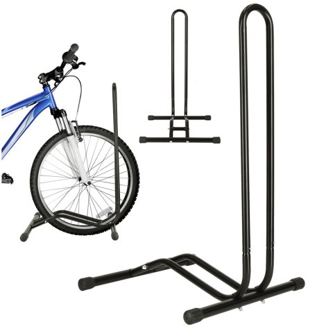 Stojak rowerowy RALLEX na rower pojedynczy metalowy czarny Stojak rowerowy RALLEX na rower pojedynczy metalowy czarny