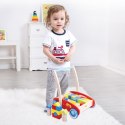 TOOKY TOY Drewniany Chodzik Pchacz dla Dzieci + Klocki 23 el. TOOKY TOY Drewniany Chodzik Pchacz dla Dzieci + Klocki 23 el.