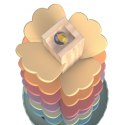 Tooky Toy Drewniana Kolorowa Wieża Wirująca dla Dzieci Tooky Toy Drewniana Kolorowa Wieża Wirująca dla Dzieci