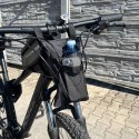 Torba na rower hulajnogę kierownicę telefon sakwa rowerowa czarna Torba na rower hulajnogę kierownicę telefon sakwa rowerowa czarna