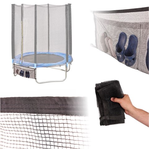 Torba siatka dolna do trampoliny organizer na buty klucze telefon 110cm Torba siatka dolna do trampoliny organizer na buty klucze telefon 110cm