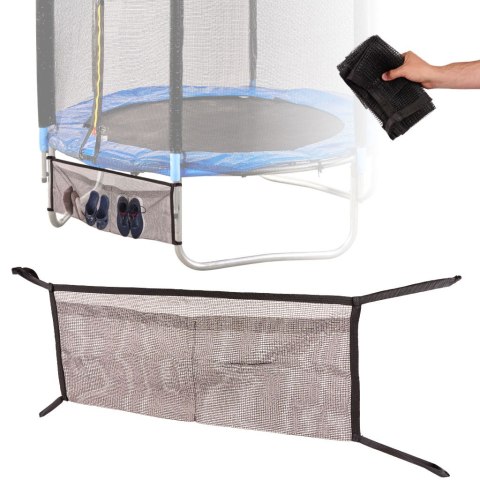 Torba siatka dolna do trampoliny organizer na buty klucze telefon 110cm Torba siatka dolna do trampoliny organizer na buty klucze telefon 110cm
