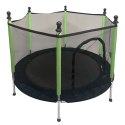 Trampolina ogrodowa dla dzieci siatka 140 cm zielona Trampolina ogrodowa dla dzieci siatka 140 cm zielona