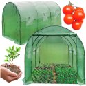 Tunel foliowy ogrodowy szklarnia na warzywa rośliny 3x2x2 m Tunel foliowy ogrodowy szklarnia na warzywa rośliny 3x2x2 m