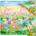 Mata edukacyjna piankowa dwustronna składana ZOO 200 x 180 x 1 cm Mata edukacyjna piankowa dwustronna składana ZOO 200 x 180 x 1 cm