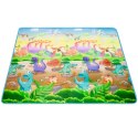 Mata edukacyjna piankowa dwustronna składana ZOO 200 x 180 x 1 cm Mata edukacyjna piankowa dwustronna składana ZOO 200 x 180 x 1 cm