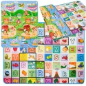 Mata edukacyjna piankowa dwustronna składana bajkowy świat 180 x 120 cm Mata edukacyjna piankowa dwustronna składana bajkowy świat 180 x 120 cm