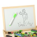Tablica magnetyczna kredowa wielofunkcyjna ogród + kredka marker gąbka Tablica magnetyczna kredowa wielofunkcyjna ogród + kredka marker gąbka